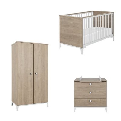 GALIPETTE Ensemble b&eacute;b&eacute; MARCEL MARCEL  Bois Marron 70x140 cm