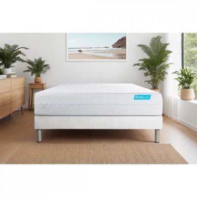 BODYCARE Ensemble BIOCARE 90x200x26 Mousse &agrave; m&eacute;moire de forme BIO 5 zones, maxi &eacute;paisseur