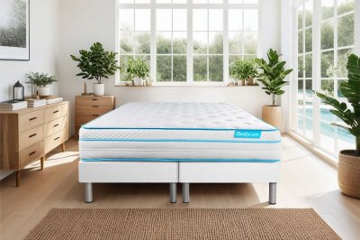 BODYCARE Ensemble BODYZONE Ressorts ensaches, visco 5 zones Ultra epaisseur