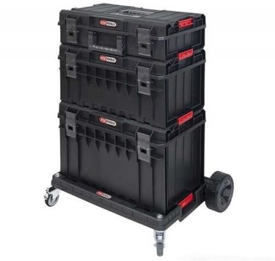 KS TOOLS Ensemble de caisses  SCM Avec chariot de transport - 850.0377