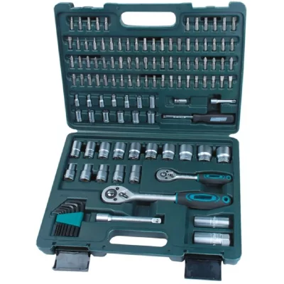 BRUDER MANNESMANN Ensemble de cl&eacute;s &agrave; cliquet de 115 pi&egrave;ces 98415 Br&uuml;der Mannesmann