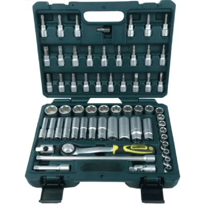 BRUDER MANNESMANN Ensemble de cl&eacute;s &agrave; cliquets de 61 pi&egrave;ces 3/8"" 2045 Br&uuml;der Mannesmann