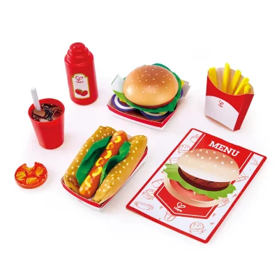 HAPE Ensemble de Fast Food Rouge 