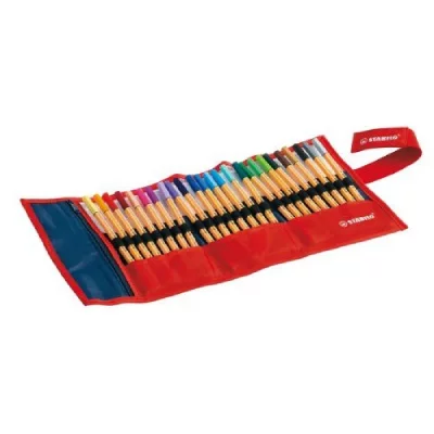 STABILO Ensemble de marqueurs  point 88 red rollerset