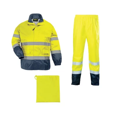 COVERGUARD Ensemble de pluie jaune / noire - Hi-Way - Taille L - 