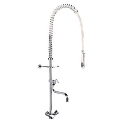 DELABIE Ensemble de pr&eacute;lavage avec m&eacute;langeur monotrou et robinet  G6632