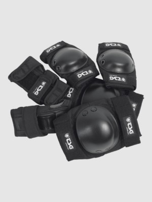 TSG Ensemble de protection coudieres enfant  junior set noir