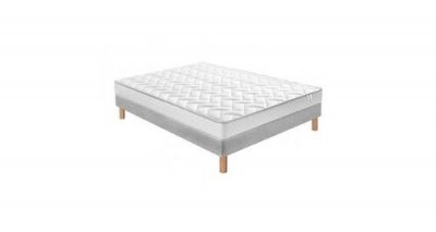 DOUCES NUITS Ensemble  mawi mousse 25 kg/m3 + sommier base ferme 90x200