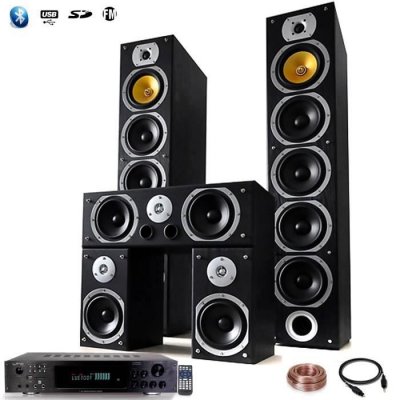 BENG Ensemble Home-cin&eacute;ma Hifi 1240W + ampli 360W + 25M de c&acirc;ble de liaison