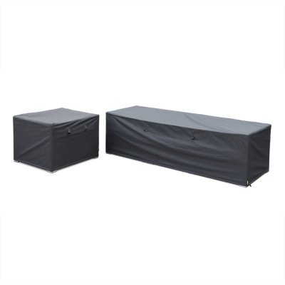 SWEEEK Ensemble housses de protection pour salon de jardin 153 - 235cm x 83cm
