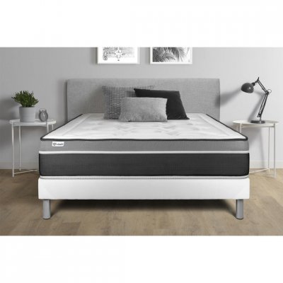 VITALIT Ensemble matelas 90x190 Ressorts M&eacute;moire de forme - 26 cm