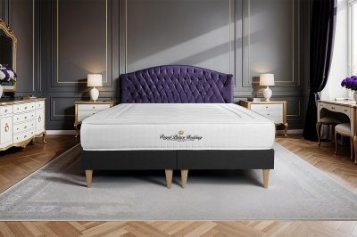 ROYAL PALACE BEDDING Ensemble matelas &agrave; m&eacute;moire de forme Nottingham 160x200 double sommier