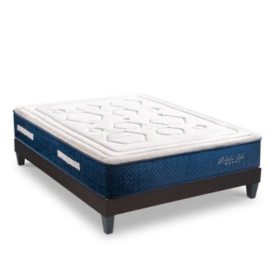 MAISON AUBERTIN Ensemble Matelas &agrave; Ressorts ensach&eacute;s et sommier 140x200