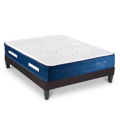 MAISON AUBERTIN Ensemble Matelas &agrave; Ressorts ensach&eacute;s et sommier 180x200