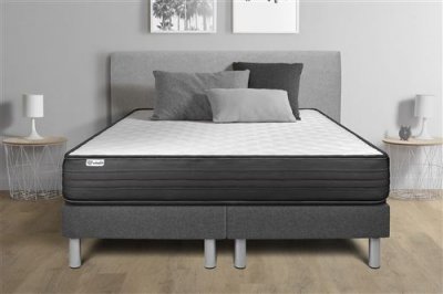 VITALIT Ensemble matelas m&eacute;moire de forme + sommier 180x200 cm  - VITALPOWER