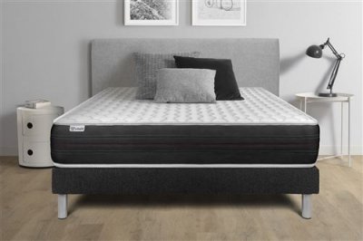 VITALIT Ensemble matelas ressorts ensach&eacute;s avec sommier 160x200 VITALSPRING