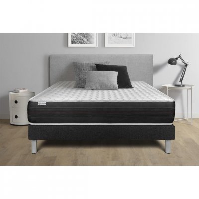 VITALIT Ensemble matelas ressorts ensach&eacute;s avec sommier 90x200 VITALSPRING