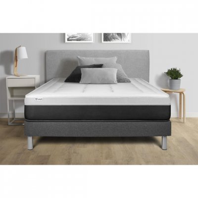 VITALIT Ensemble matelas ressorts ensach&eacute;s et m&eacute;moire de forme + sommier 90x190 cm  - VITAL FORM
