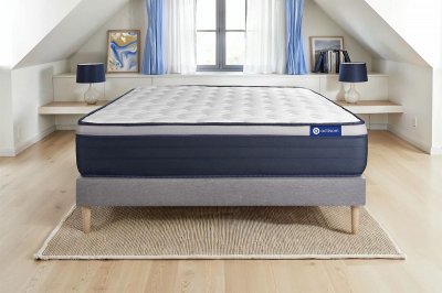 ACTISOM Ensemble matelas + sommier ACTILATEX MAX -  - 160x200 cm - Latex - Ferme