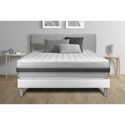 VITALIT Ensemble matelas sommier vitalspring recover 90 x 190 cm - Couleur: Gris - Gris