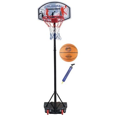 HUDORA Ensemble Panier de Basket All Stars 205 Ballon et pompe