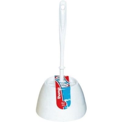 BROSSERIE THOMAS Ensemble sanitaire blanc brosse boule et pot -  - 361B
