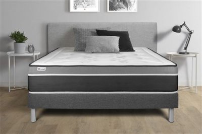VITALIT Ensemble Sommier Matelas 140x200 VITAL CARE - 26cm - Equilibr&eacute;