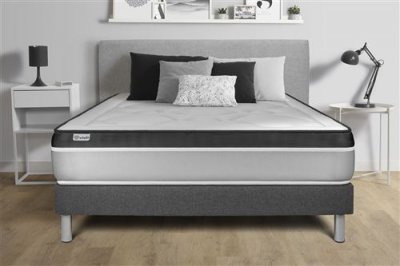 VITALIT Ensemble Sommier Matelas 200x200 VITAL ERGO - 26cm - Ferme
