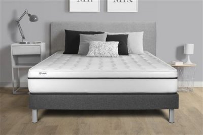 VITALIT Ensemble Sommier Matelas 200x200 VITAL SPA - 24cm - Ferme