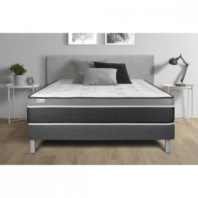 VITALIT Ensemble Sommier Matelas 90x190 VITAL CARE - 26cm - Equilibr&eacute;