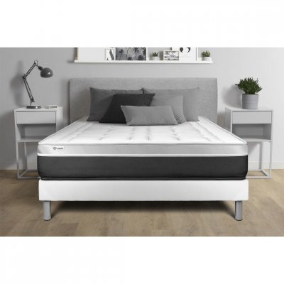 VITALIT Ensemble Sommier Matelas 90x190 VITAL SOFT - 26cm - Equilibr&eacute;