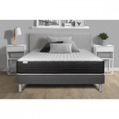 VITALIT Ensemble Sommier Matelas 90x200 VITALMEMO ONE - 24cm - Ferme