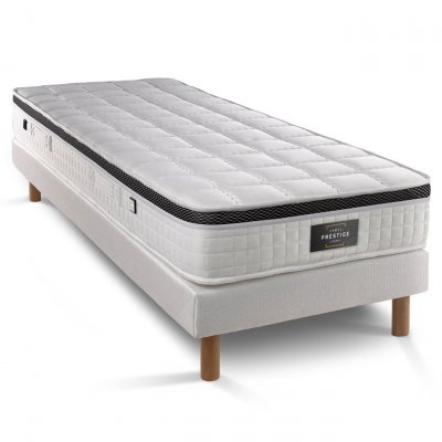 PRESTIGE LITERIE Ensemble Sup&eacute;rieur 90x190 M&eacute;moire de forme 3 zones
