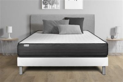 VITALIT Ensemble VITALPOWER 140 x 200 cm sommier Kit blanc