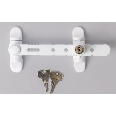 SOCONA Entreba&icirc;lleur &agrave; cl&eacute; AIRLOCK pour fen&ecirc;tre couleur blanc -  - L6C