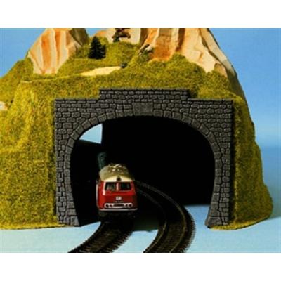 NOCH Entr&eacute;e de tunnel 60020 2 voies mod&egrave;le en plastique H0 1 set