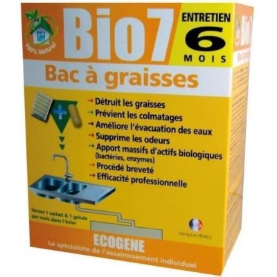 BIO7 Entretien du bac &agrave; graisses  naturel 480 g