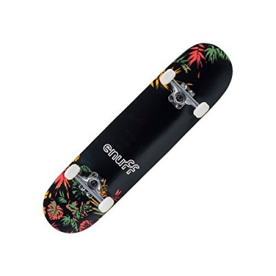 ENUFF SKATEBOARDS ENUFF Floral Skateboard Complet Noir/Orange Standard