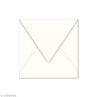 POLLEN BY CLAIREFONTAINE Enveloppe Faire Part Pollen 120g 120 X 120 Mm Par 20 Ivoire