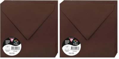 CLAI Enveloppe Pollen 165 x 165 Cacao x 20