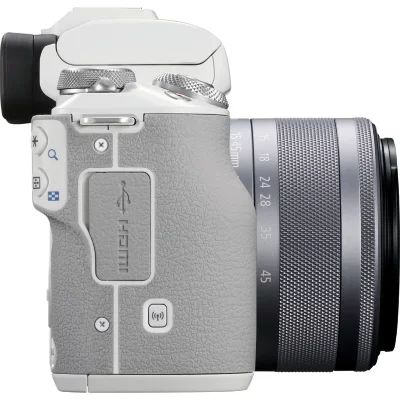 CANON EOS M50 Mark II Blanc + EF-M 15-45mm f/3,5-6,3 IS STM