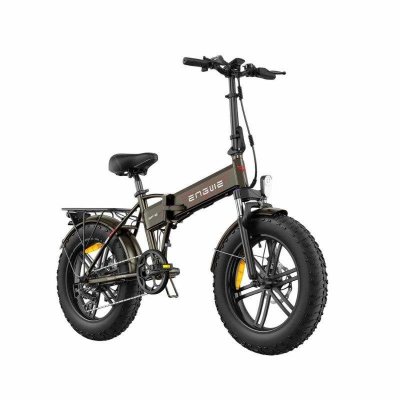 ENGWE EP-2 BOOST V&eacute;lo &eacute;lectrique - Moteur 250W Batterie 624Wh Pneus 20x4.0 Pouces - Brun
