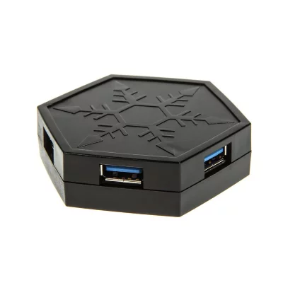 SILVERSTONE EP01 - Concentrateur (hub) - 4 x SuperSpeed USB 3.0 - de bureau