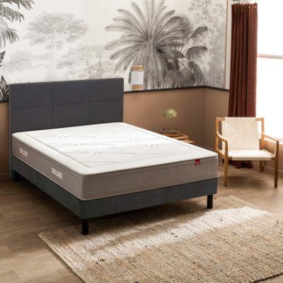 EPEDA  Matelas  ressorts multi-actif et laine L&rsquo;&Eacute;chapp&eacute;e 140x200