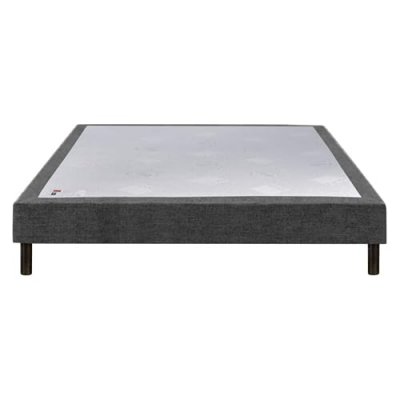 EPEDA  Sommier  CONFORT MEDIUM DECO NATURE 200x200 Jean Gris Fonc&eacute;