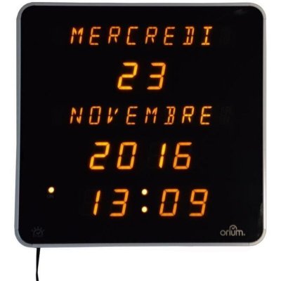 Ephemeris horloge dst &oslash;28 cm blanc