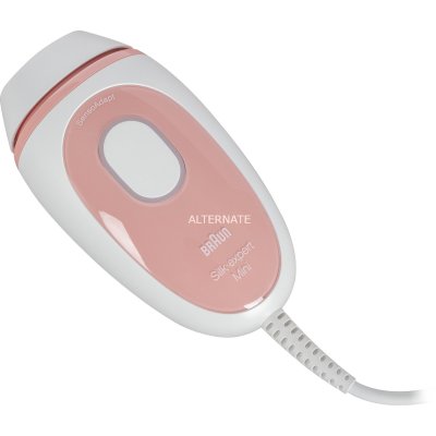 BRAUN Epilateur &Agrave; Lumi&egrave;re Puls&eacute;e - Ipl Pl1000 - Rose/blanc 