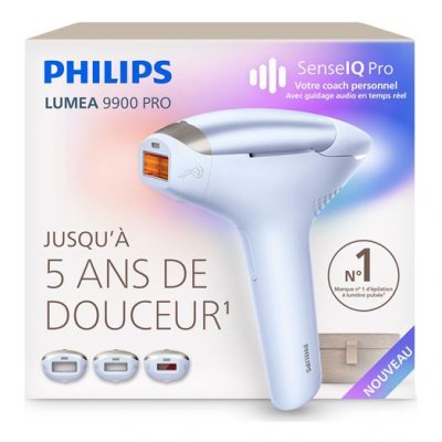 PHILIPS Epilateur &agrave; lumi&egrave;re puls&eacute;e Lumea 9900 Pro BRC333/00 Blanc