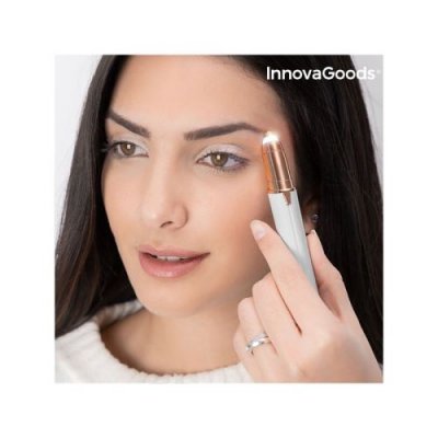 INNOVAGOODS &Eacute;pilateur de Pr&eacute;cision avec LED pour Poils du Visage  
