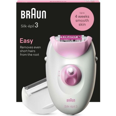BRAUN Epilateur &eacute;lectrique  Epilateur Silk Epil 3 SE3-031 ROSE